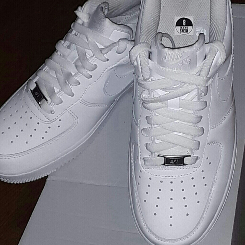 Men's White Air Force 1 Size 8